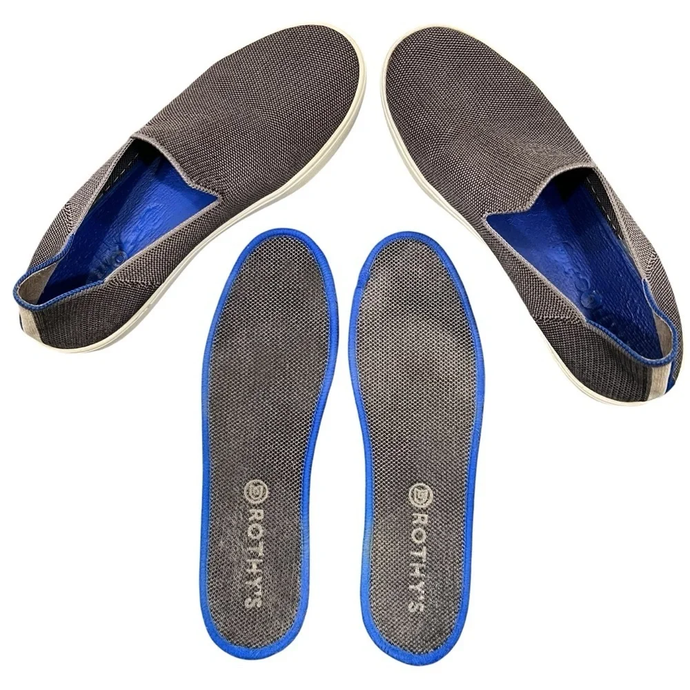 ROTHY’S The City Slip On Sneakers Gray Grey Women’s Size 10